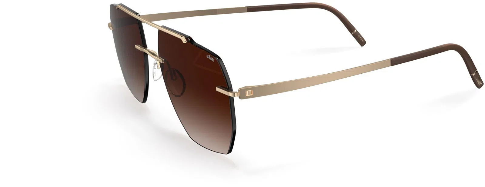 Silhouette Rincon Rimless 8746 Sunglasses - view 12